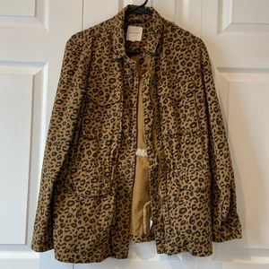 Thread and supply cheetah print jacket